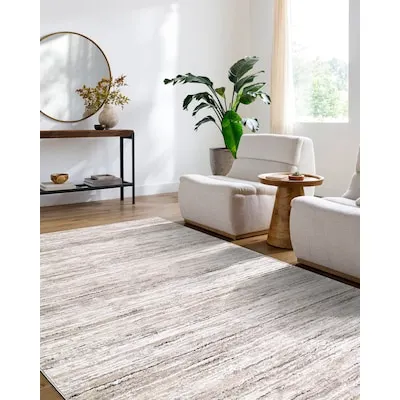 Loomed Polyester Rectangular Indoor Geometric Area Rug