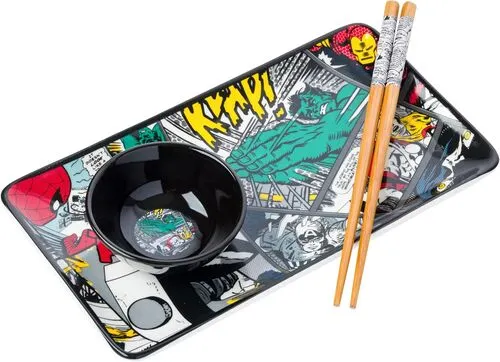 Marvel® Avengers® Ceramic Sushi Set