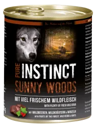 PURE INSTINCT SUNNY WOODS mit Wildschwein für Hunde 6 x 800 g