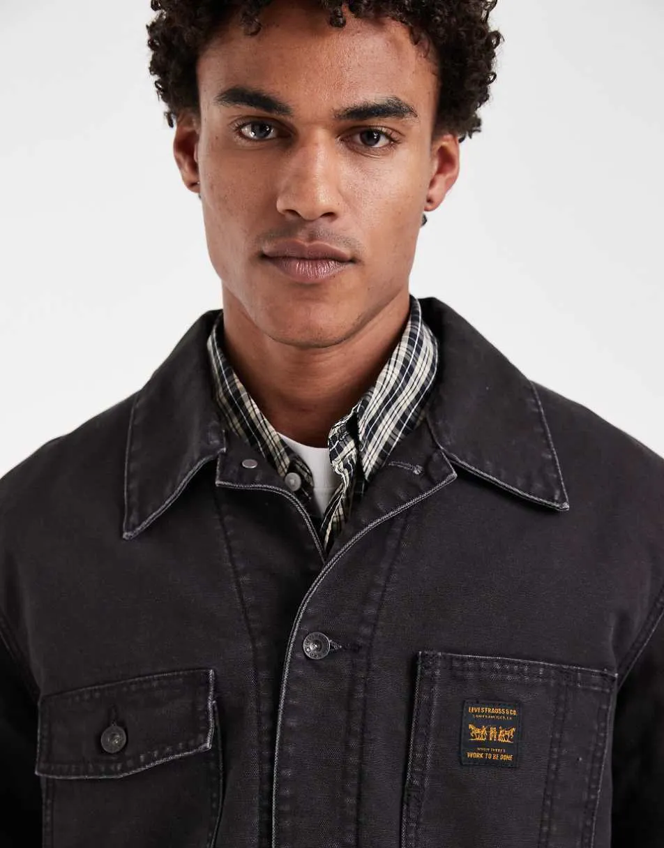 Levi's Workwear berkley chore coat in black