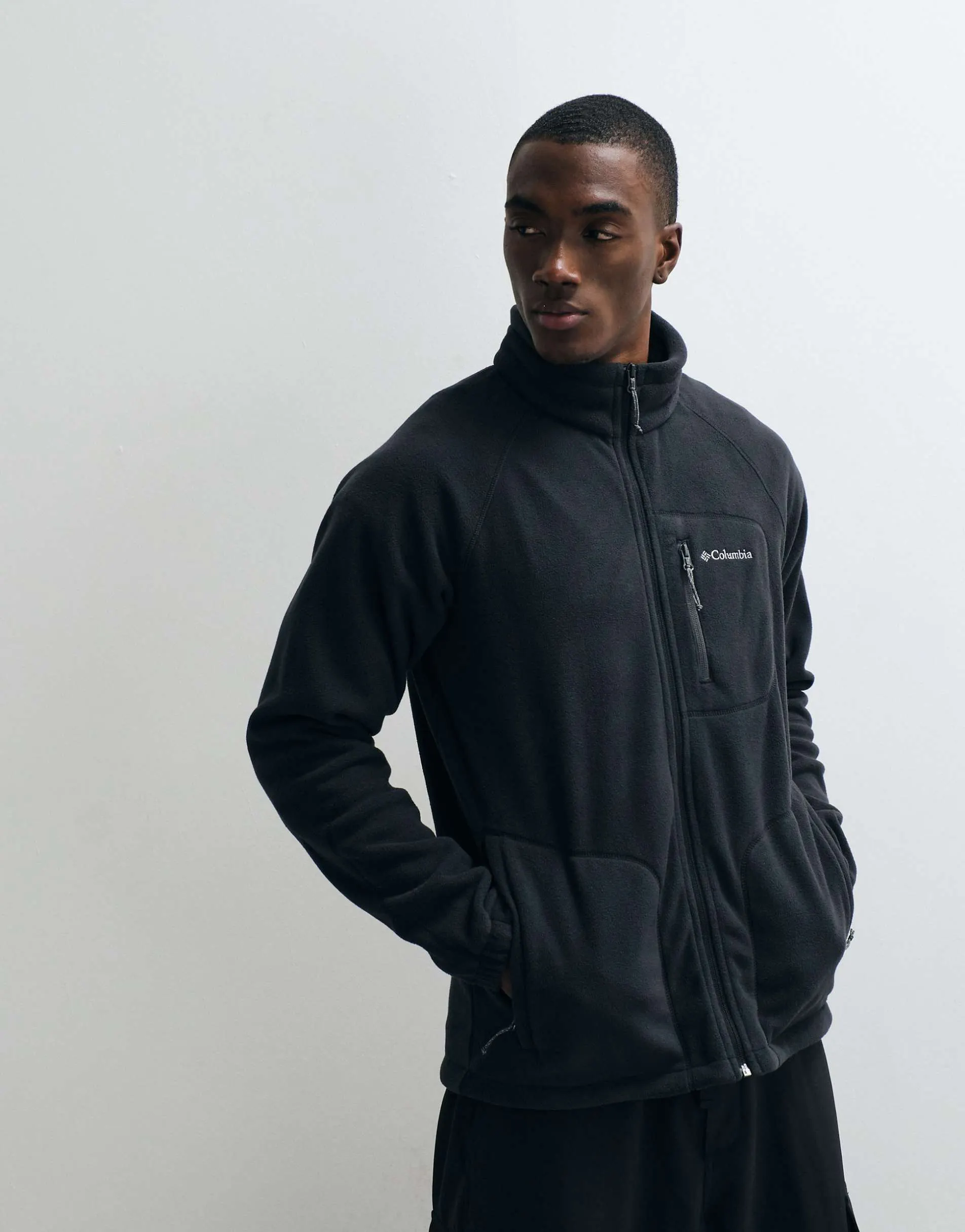 Columbia Fast Trek II full zip tech fleece in black