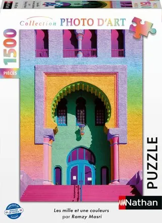 PUZZLE 1500 PIECES - LES MILLE ET UNE COULEURS