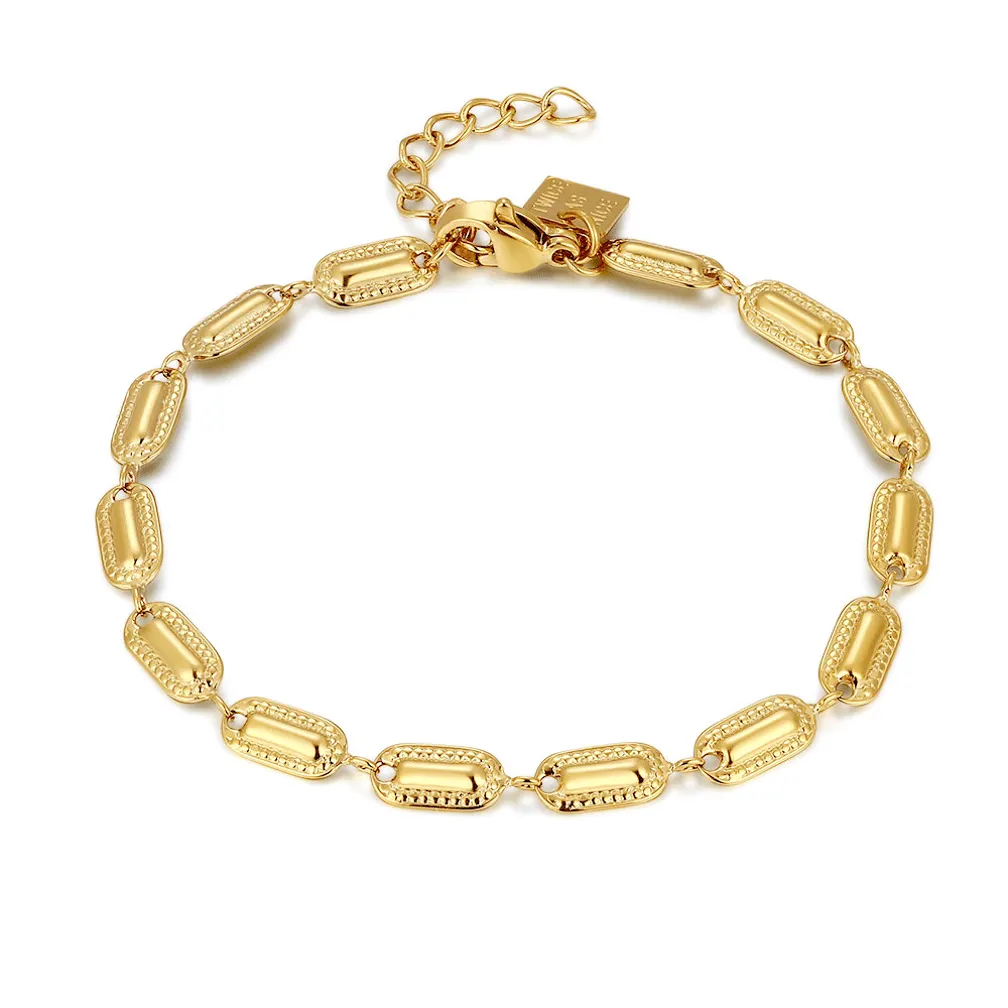 Armband in edelstaal, schakels