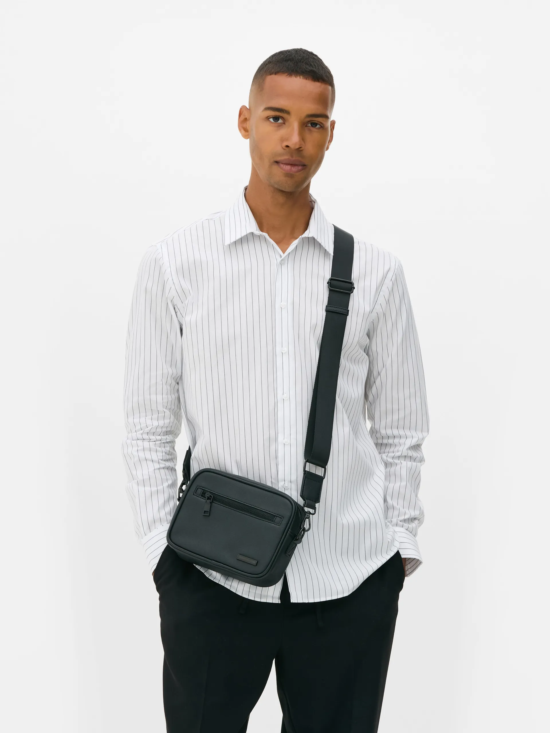 Chemise rayée à manches longues