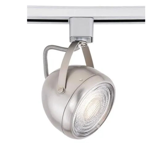 Patriot Lighting® Dasha 1-Light Nickel LED Track Lighting Head