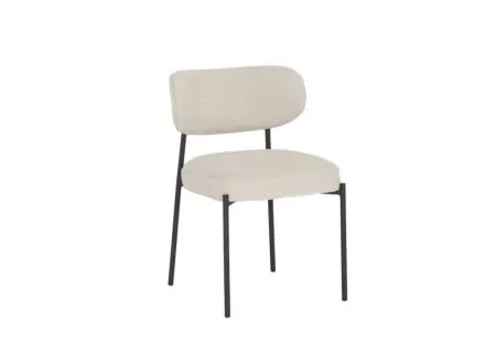 Stoel Alien 43x43x66cm - stof - beige