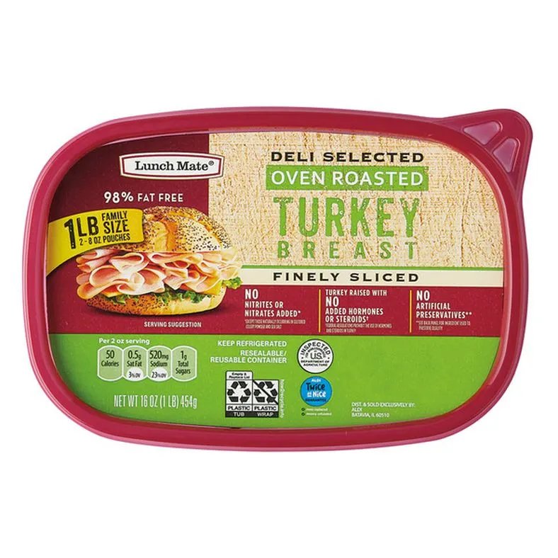 Lunch Mate Oven Roasted Turkey in Lunch Meat Tub