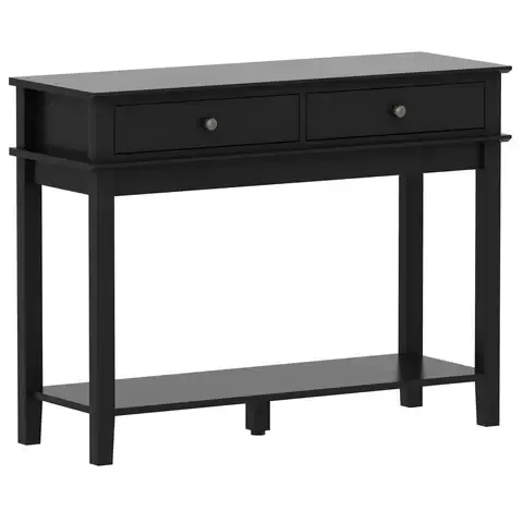 Arrimo Nora Negro 100x35x76 cm