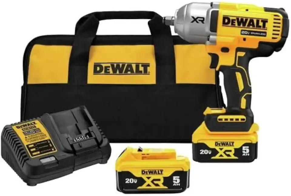 20V MAX XR 1/2 in. High Torque Impact Wrench with Hog Ring Anvil Kit (DCF900P2)