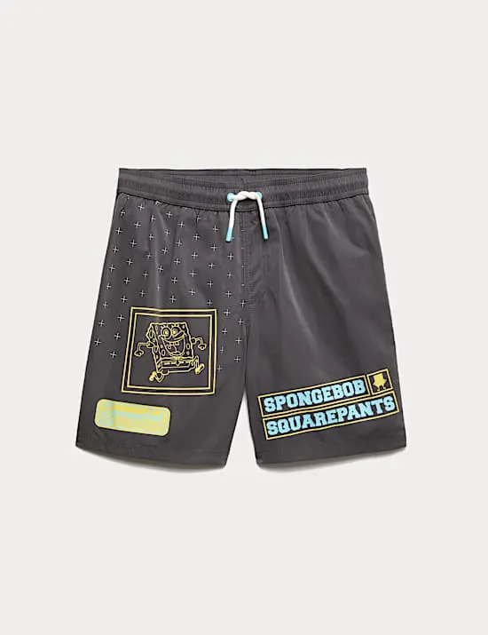Gemusterte Schwimmshorts mit SpongeBob Squarepants™ Motiv (6–16 J.)