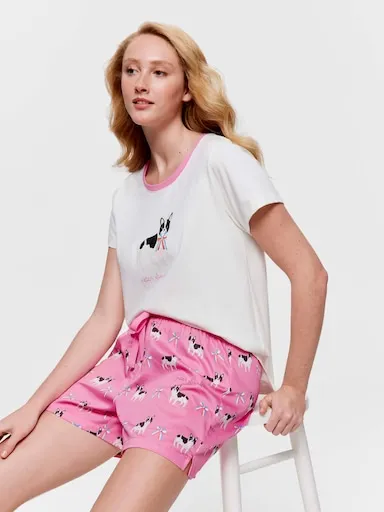 Frenchie 100% Cotton Mid Short