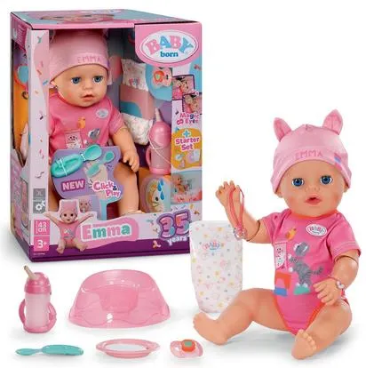 BABY BORN EMMA CLICK AND PLAY 43CM