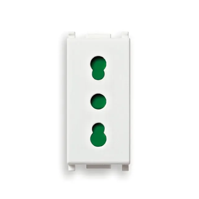 Presa di alimentazione Plana VIMAR 10-16 A, colore bianco