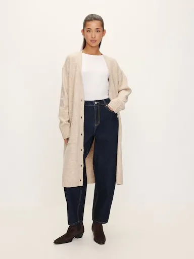 Jade Longline Long Sleeve Cardi