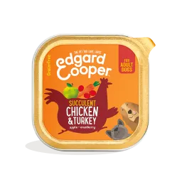 Edgard & Cooper Kip & Kalkoen Met Appel Natvoer Hond 150g