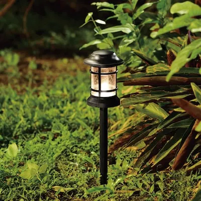 60 -Lumens 1 -Watt Black Warm White Solar LED Spot light