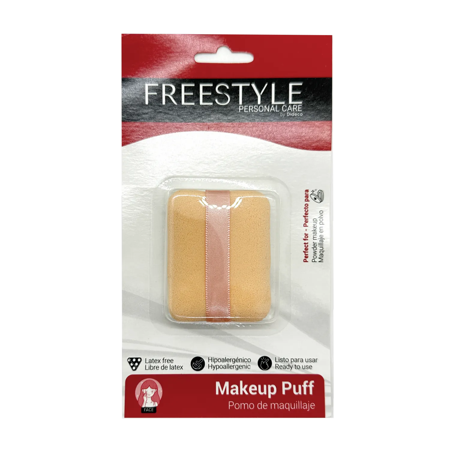 Pomo Facial Con Estuche FREESTYLE Paquete Contiene 1 Unidad