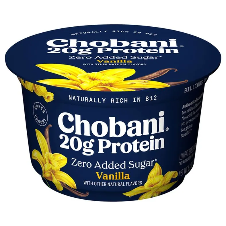 Chobani Yogurt, Lowfat, Vanilla, Greek