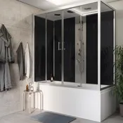 Baignoire douche hydromassante "Onega" - L. 85 x l. 170 x H. 215 cm - GoodHome