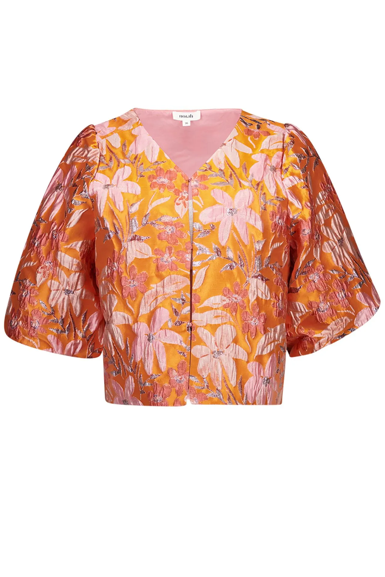 Oranje jacquard jasje