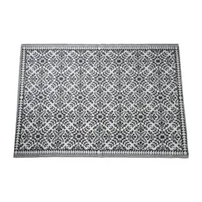 Buitenkleed ethnic - zwart - 160x230 cm