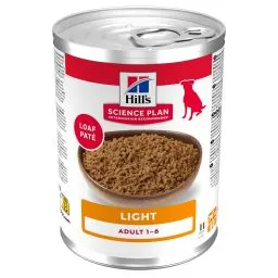 Hill's Science Plan Adult Light Kip Hondenvoer 12x370g