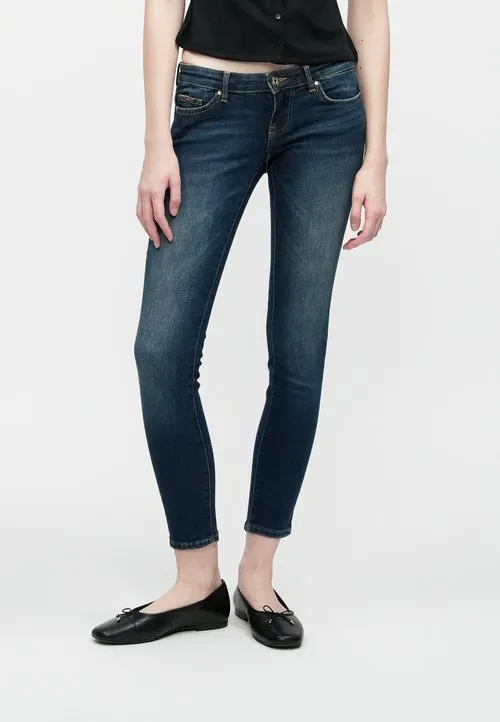 ONLCORAL LOW - Jeans Skinny Fit - dark blue denim