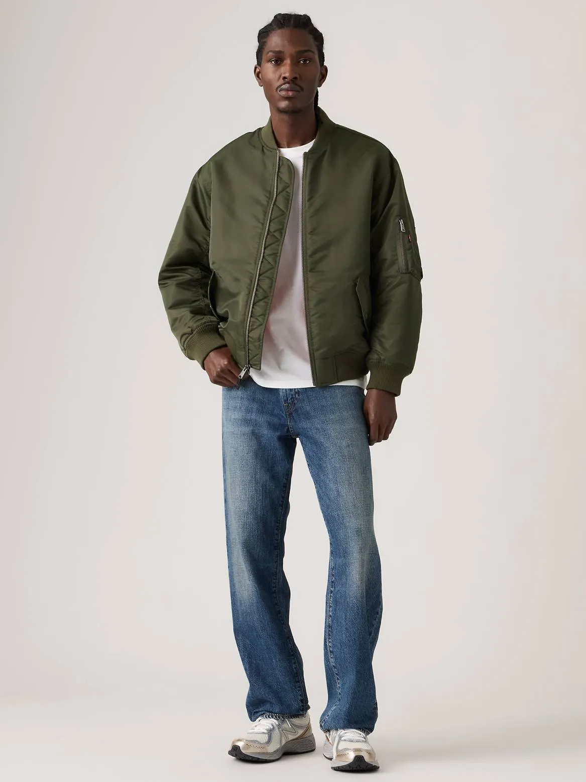 568™ Loose Straight Linen+ Denim Jeans