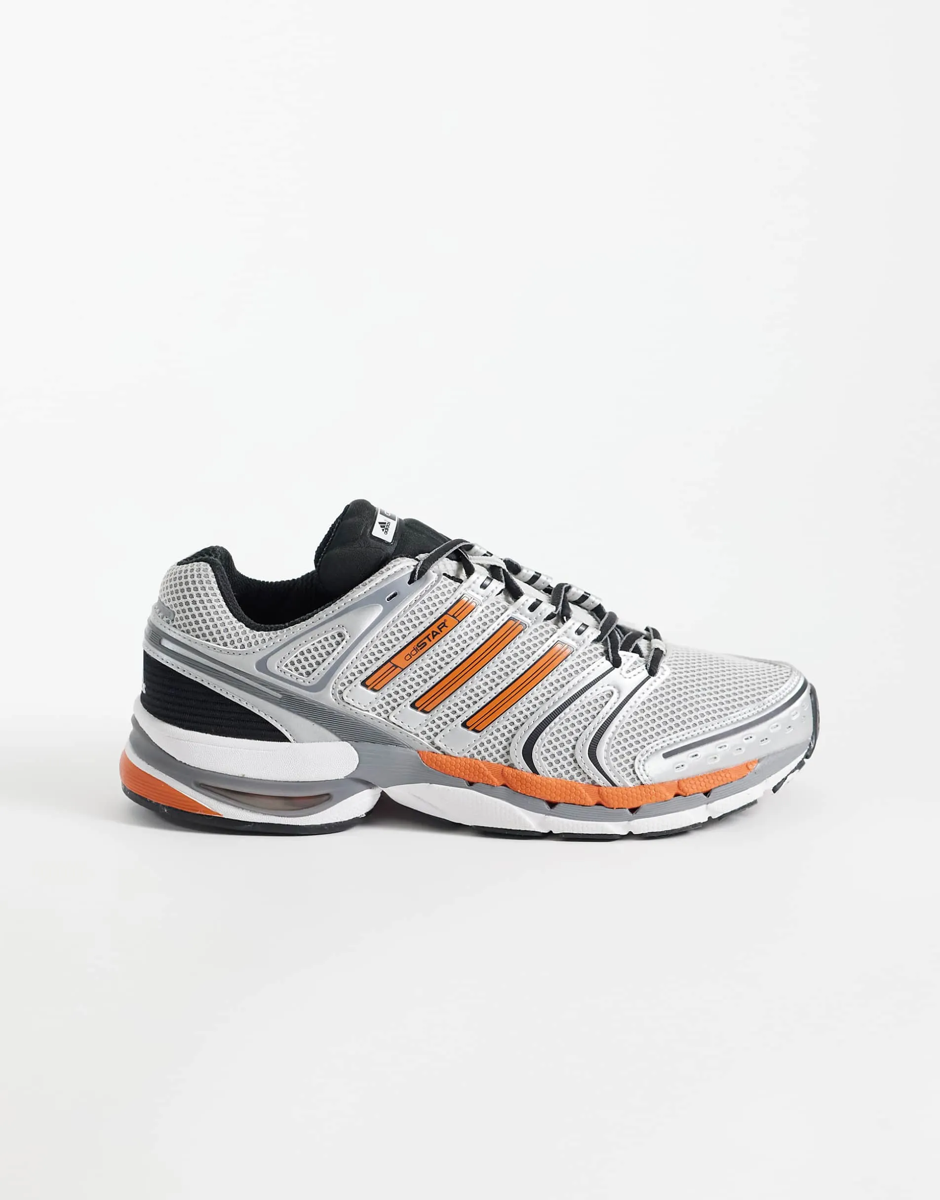 adidas Originals Adistar Control 5 trainers in silver and orange