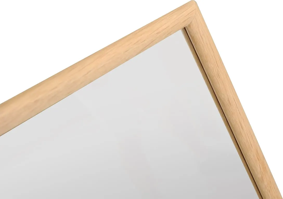 Circus speil 50 x 120 cm, såpebehandlet heltre eik