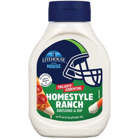 Litehouse Homestyle Ranch Dressing & Dip, 20 fl oz