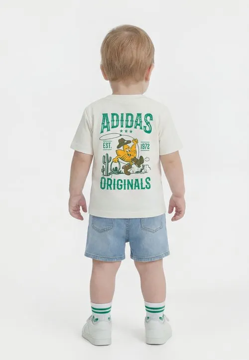 WESTERN TEE UNISEX - T-shirts med print - core white