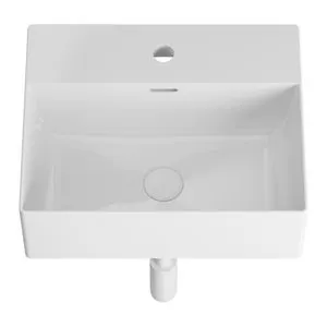 Lavabo suspendido Culture blanco 45x15x36 cm