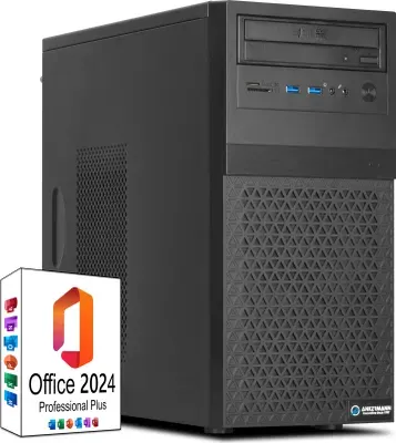 Ankermann Business Office Work V1, Intel Core i5-10500, 16GB RAM, 480GB NVMe SSD, Windows 11, WLAN, MS Office 2024