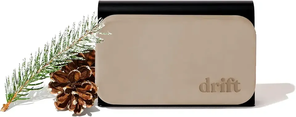 Drift Car Air Freshener - Stone Air Freshener Car Odor Eliminator - Long Lasting Scent - Auto Accessories - Metal Clip - Essential Oils - Clean Ingredients - Pine Scent Starter Kit