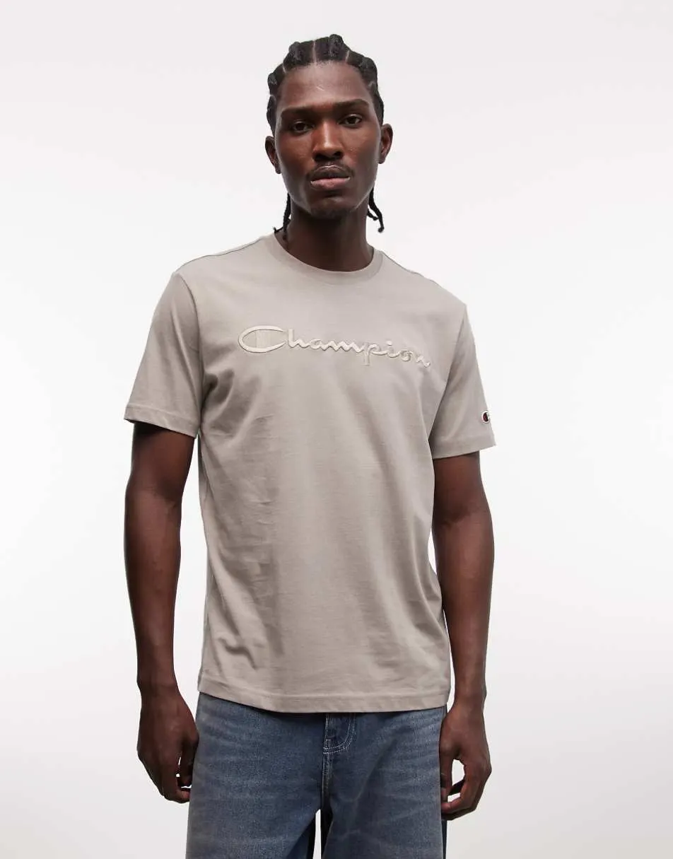 Champion Icons tonal t-shirt in grey