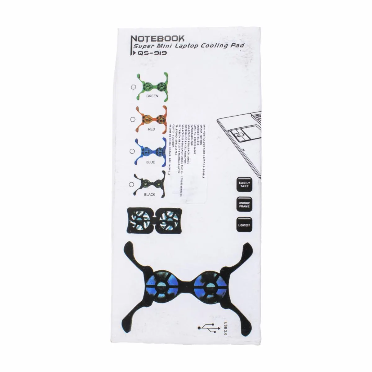 Mini Ventilador Laptop MEETION QS-919