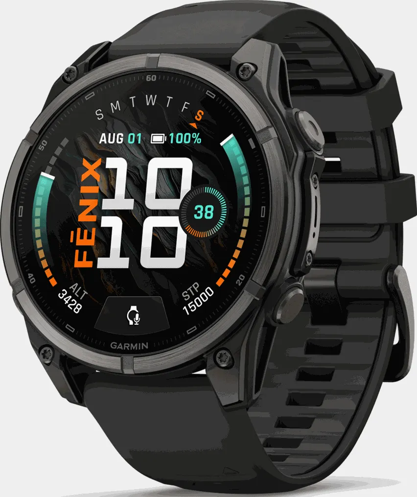 fenix 9 47mm, smartklokke - Svart