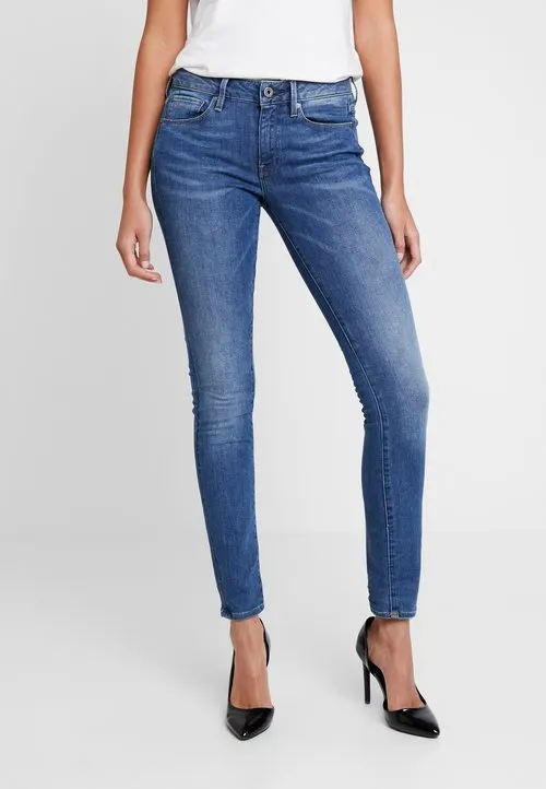 3301 MID SKINNY WMN - Jeans Skinny Fit - sun faded blue