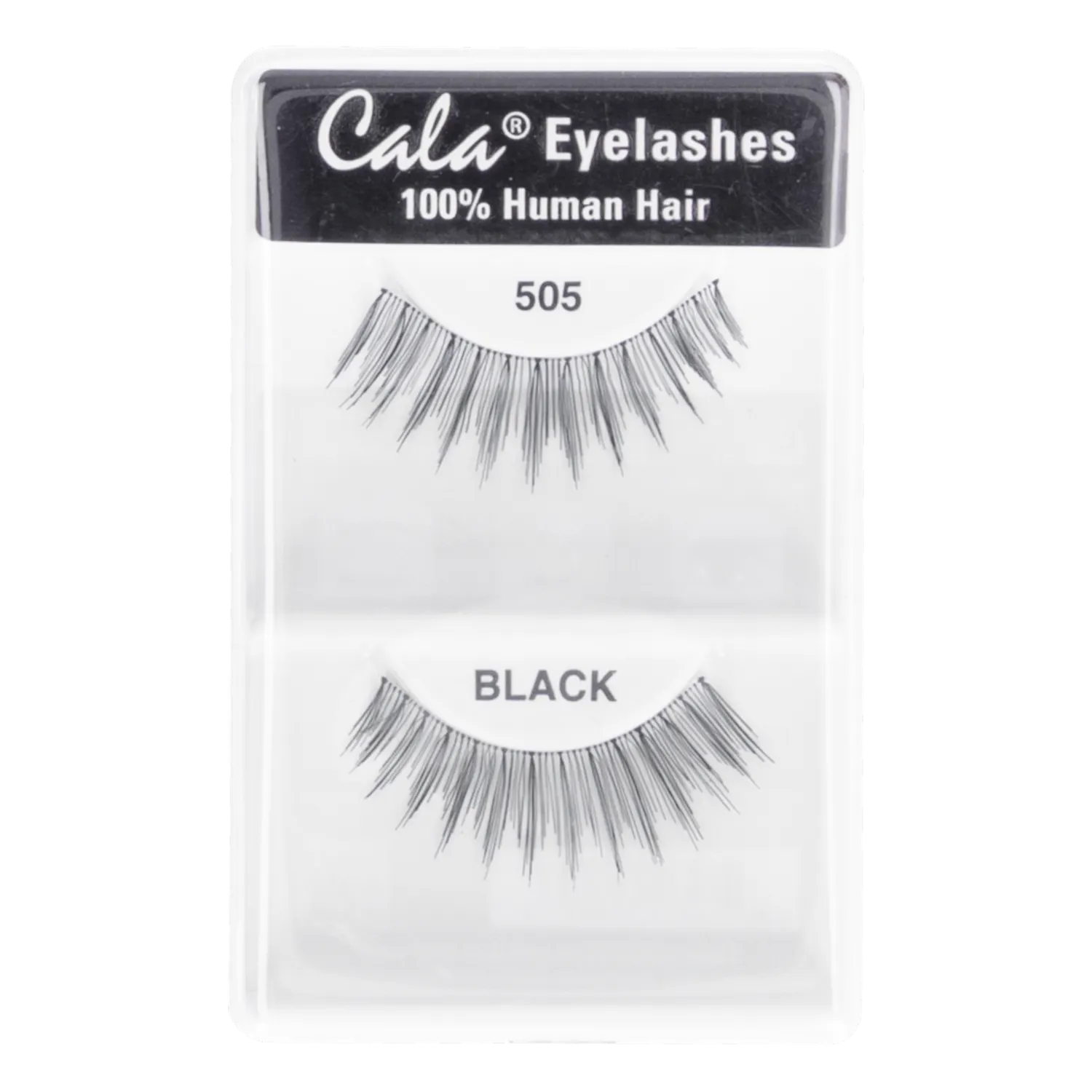 Pestañas Postizas Diseño Nro. 505 Negro CALA 1 Par