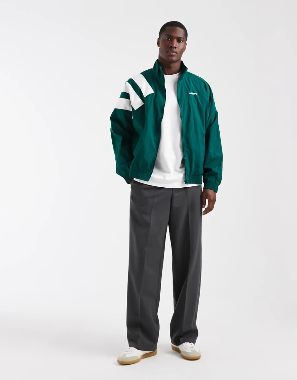 adidas Originals arch track top in green