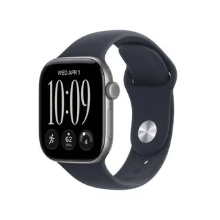 Apple Watch Series 12 (GPS) 42mm Case with Sport Band (Size S/M), Hypertension Notifications, Sleep Score, Advanced Workout Metrics.