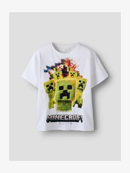 MOJA MINECRAFT - T-shirts med print - bright white