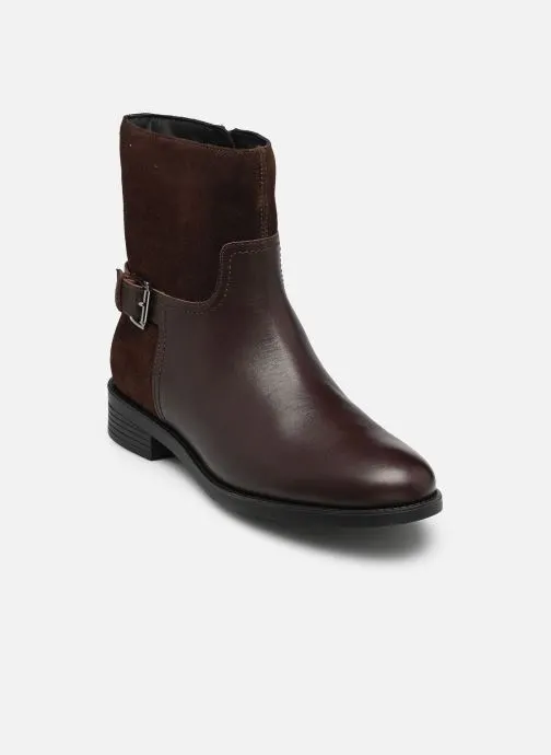 Enkellaarzen en boots D ESMEENA F dames bruin