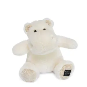 Peluche Hippopotame Hip'Chic 25 cm - Ivoire
