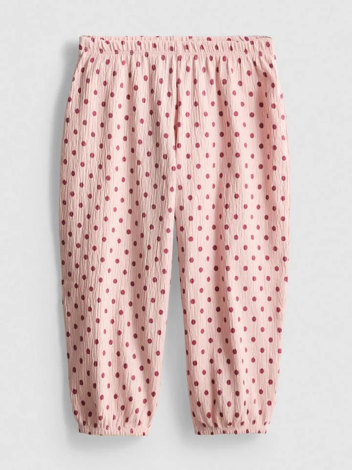 18 mois–9 ans | Pantalon froncé à pois