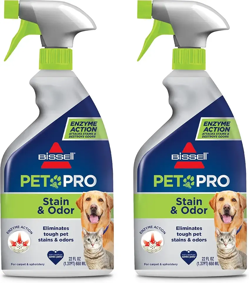 Bissell Pet Pro Stain and Odor Eliminator with Enzyme Action, 2 pack, 77X7F