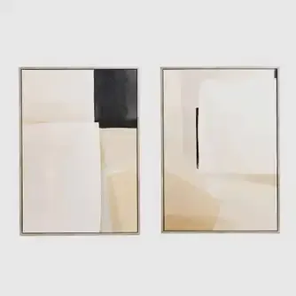 Urban Loft Muted Layers Canvas Wall Art Set