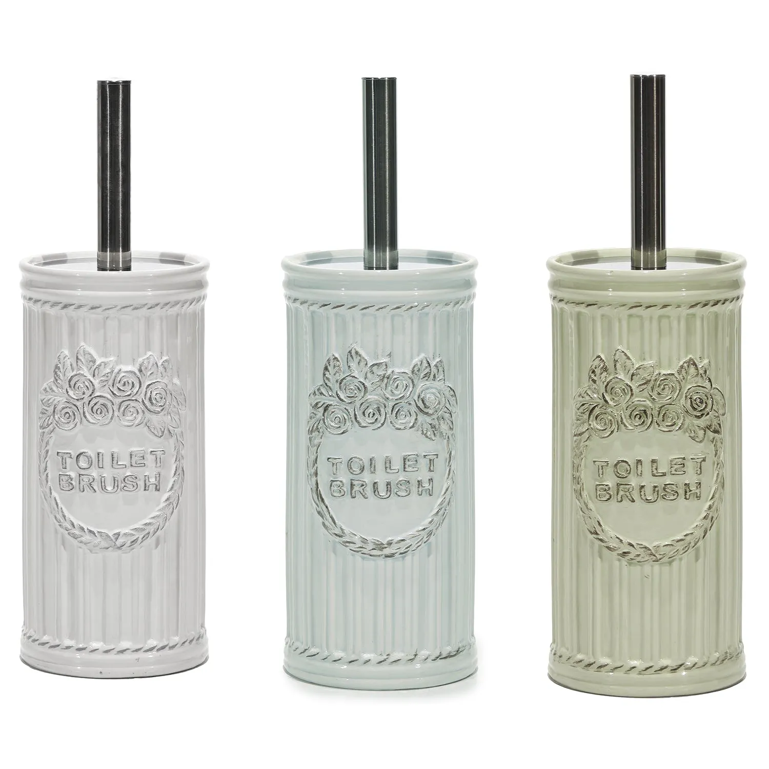Portascopino con Scopino in Ceramica