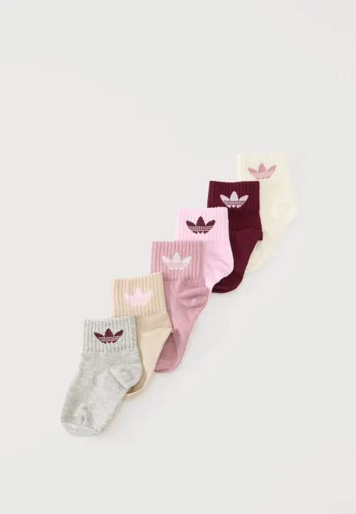 KIDS SOCK 6 PACK UNISEX - Sokker - maroon/magic mauve/orchid fusion